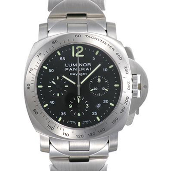 PANERAI パネライ ルミノール コピー PAM00236 クロノグラフ デイライト ブラック